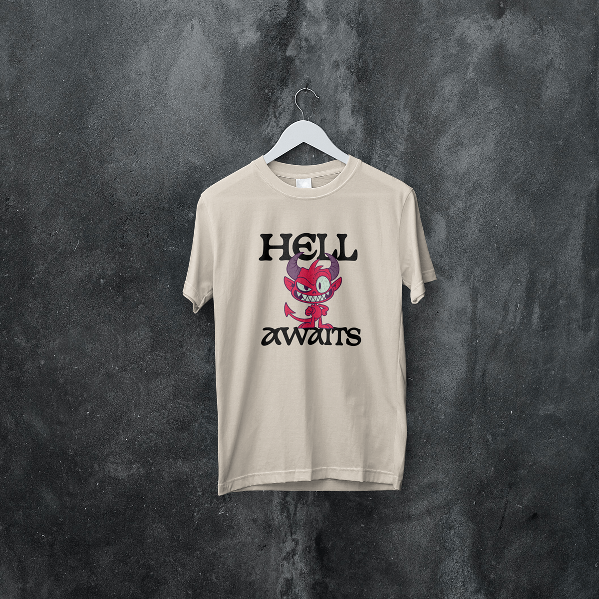CAMISETA HELL AWAITS